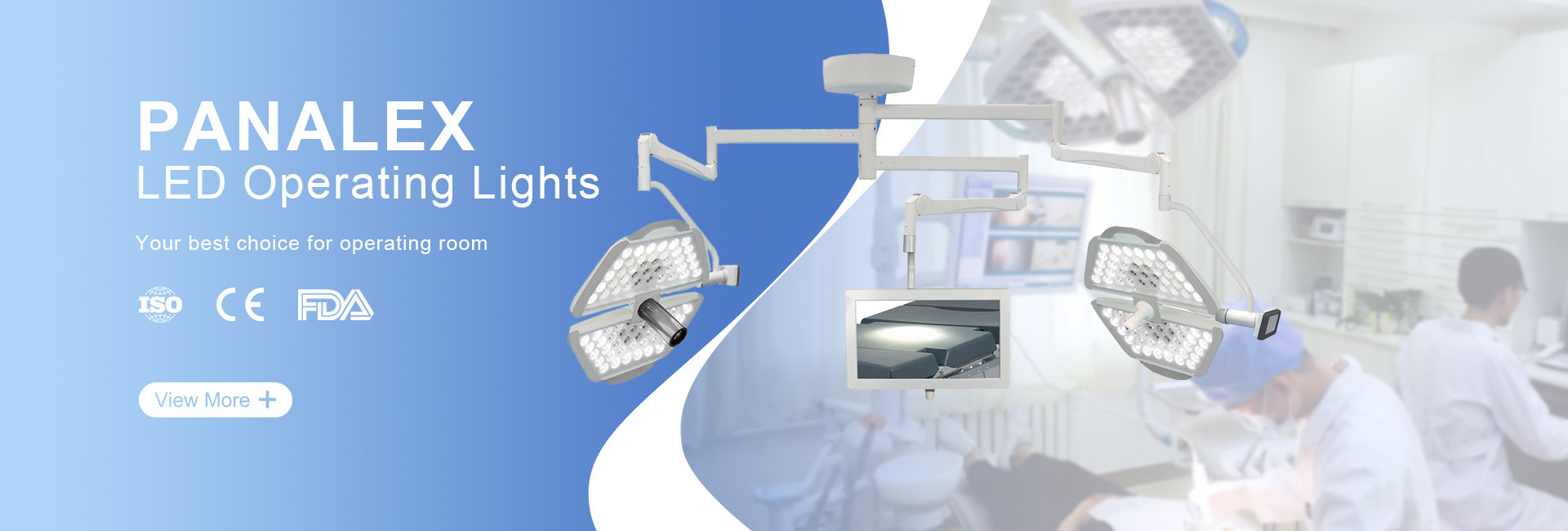 Surgical Lights, Reliable Wall Mounted Operating Light