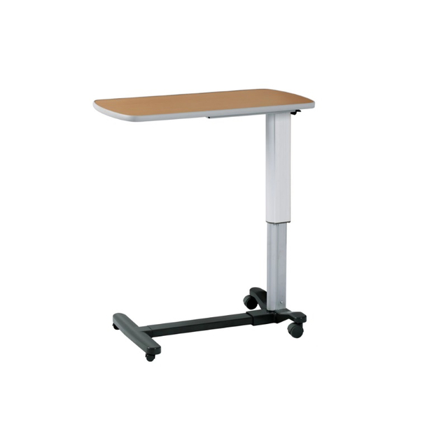 Medical Height Adjustable Overbed Table For Hospital With Wheels